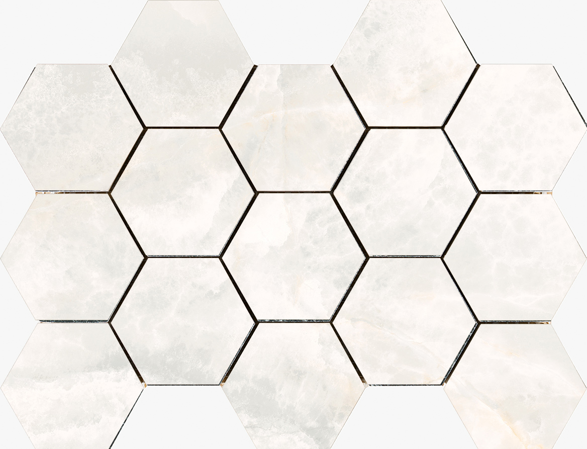 CR.NOOR WHITE 32,5X22,5 HEX