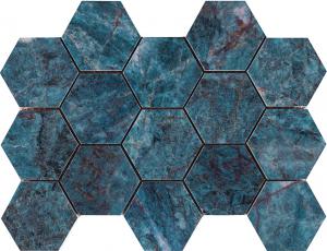 CR.LUX KIONIA AZZURRO 32,5X22,5 HEX