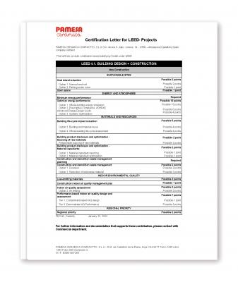 LEED PROJECTS-PAMESA
