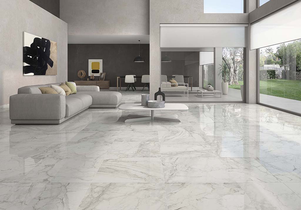 Choose Marble For Your Living Room, Tiles For Flooring In Living Room
